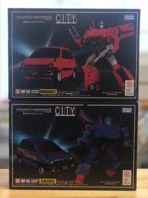 MISB - LOT OF 2 - Transformers Masterpiece MP-53/54 Skids AND Reboost Figures - Image 1 of 2
