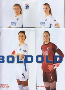 PROGRAMAS OL REIGN 4 MATCHDAY 2021 NWSL SOFIA HUERTA LAUREN BARNES KAREN BARDSLEY - Imagen 1 de 3