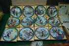 12pc Complete Set 1980 Bradford Exchange Imperial Chinese Asian Porcelain Plates