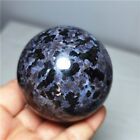 416g Indigo Gabbro Mystic Merlinite Gemstone sphere ball Specimen Healing  L293