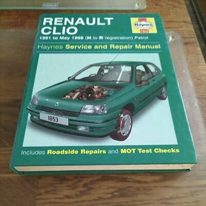 Haynes Owners Workshop Manual For Renault Clio 1991 to 1998 H to R Reg Petrol - Picture 1 of 5