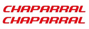 2 Chaparral Boat TRAILER LOGO GRAPHICS DECALS -45-3 - Picture 1 of 21