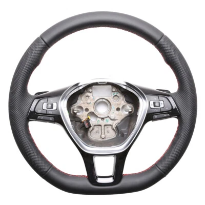 VW Lenkrad Golf 7 Passat B8 T6 Arteon Amarok Touareg Neu Beziehen 57820 - Bild 1 von 4