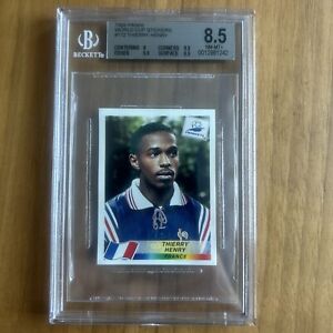 1998 Panini France '98 World Cup Thierry Henry RC  #172 BGS 8.5