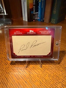 2010 Topps Sterling 1/1 cut signature Paul Penson MPS-580 - Picture 1 of 2