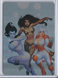 The Deadly Trio Metallicard Dan Lawlis Art Limited to 199 Kickstarter SFC - Bild 1 von 2