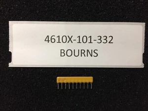4610X-101-332 BOURNS 4610X101332 RES ARRAY 9 RES 3.3K OHM 10SIP 40 PIECES - Picture 1 of 1