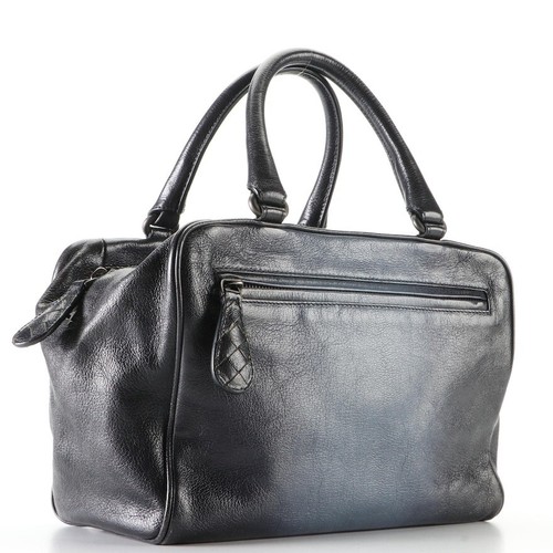 Borsa a mano Bottega Veneta piccola Brera in pelle di capra marina ombra