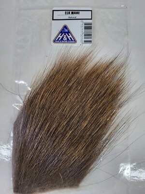 H&H ELK Cabello "Melena" Color Natural Mosca Atado Foto 1 de 2