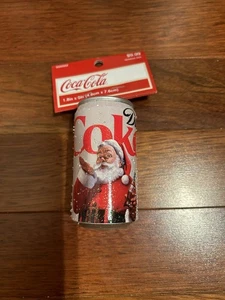 Diet Coke Can Christmas Ornament With Santa - NEW - Picture 1 of 4