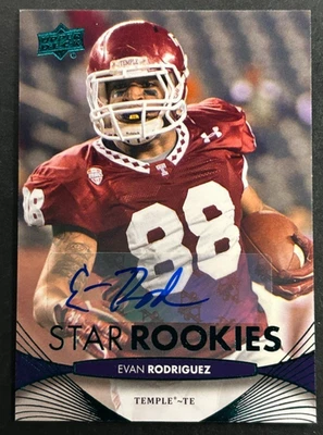 2012 Upper Deck - Evan Rodriguez #85 Temple Owls - AUTO - Image 1 of 2