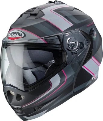Caberg Duke II Tour Negro Mate Rosa - Talla XS - Modular Flip Up Moto he... - Imagen 1 de 4
