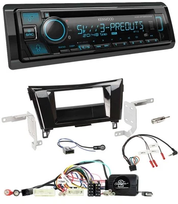 Kenwood Bluetooth USB CD Lenkrad DAB Autoradio für Nissan X-Trail Qashqai 2014-2 - Bild 1 von 4