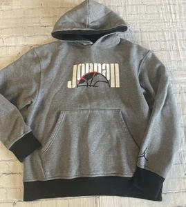 Air Jordan Sport DNA Fleece Hoodie DC9639 091 Grey/Multicolored Men's Size Large - Picture 1 of 18