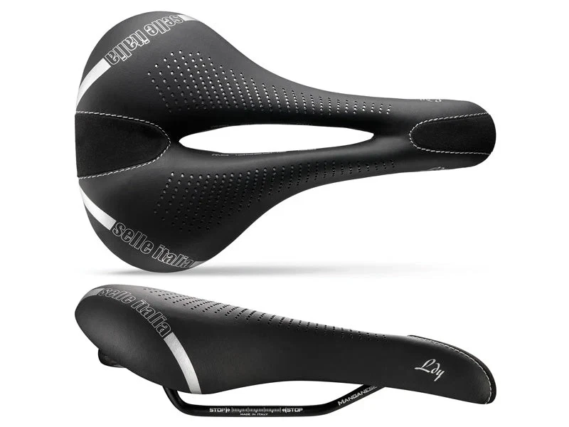 Sillín Selle Italia Lady Gel - Manganeso, Negro, S2, Para Mujer Foto 1 de 1