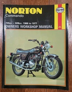 Norton Commando 745cc 828cc For 1968-1977 Models Haynes Owners Manual GOOD  - Bild 1 von 5