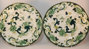 2 Freimaurer Eisenstein Mandalay grün Chartreuse 10 3/8" Essteller Lot C Sehr guter Zustand - Bild 1 von 14
