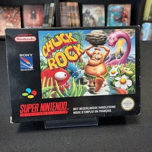 Chuck Rock Complet Pal FAH Super Nintendo SNES - Picture 1 of 12