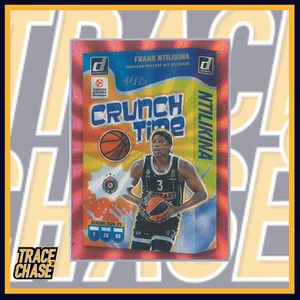 2024-25 Panini Donruss Euroleague BK Frank Ntilikina Crunch Time Red 42/75 #17 - Picture 1 of 3