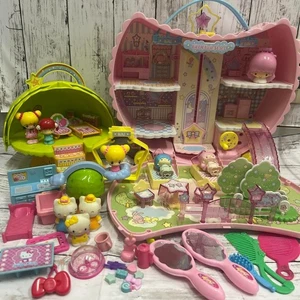 Sanrio Kiki & Lala Moon House Tree House Playset with Hello Kitty – Rare Set - Picture 1 of 8