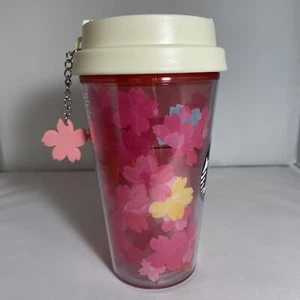 Starbucks 2010 Cherry Blossoms Sakura Japan Double Wall Tumbler - Picture 1 of 9