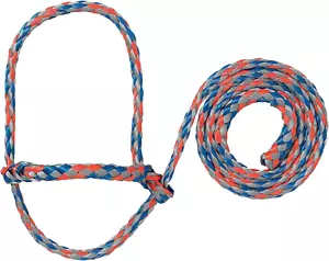Weaver Livestock Poly Rope Sheep and Goat Rope Halter, Adjustable Lead - Picture 1 of 11