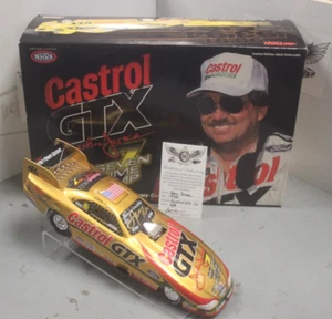 1998 John Force Castrol GTX 7 Time Champion 1/24 Action NHRA Diecast Autographed - Picture 1 of 2