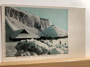 Ice Mountain and Ice Bridge: Niagara Falls, Nueva York - Postal - Imagen 1 de 2