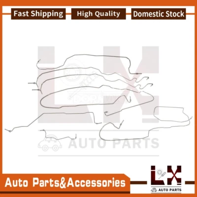 Manguera de línea de freno Dorman 1X para Chevrolet Silverado 2500 HD 2003 2004 2005 2006 Foto 1 de 4