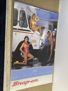Traje de baño vintage 1987 herramientas a presión calendario pin up edición de coleccionista para niñas A+ - Imagen 1 de 9