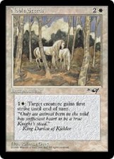 Noble Steeds x4 NM-VLP  Magic the Gathering MTG Alliances, # 140