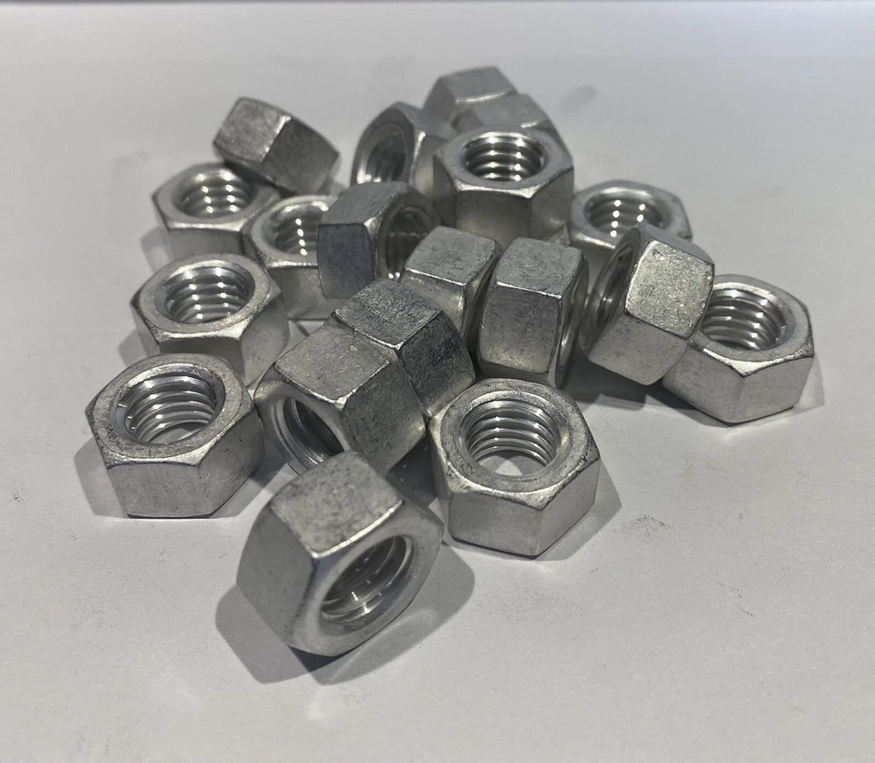 WURTH 1/2"-13 Aluminum Finish Hex Nuts Coarse Thread 20 pack