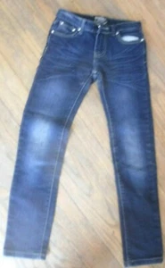 Thrill Girls Jeans Sz10 Skinny.dark wash beaded pockets very good - Picture 1 of 3