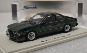 BMW Alpina B7 S Coupe 1985 Green 1:43 Spark S0743 EXTREMELY RARE!! - Picture 1 of 19