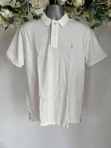 JOULES Men's Woody Polo Shirt Size M & 3XL Cream Short Sleeve Top NEW OZ58 - Picture 1 of 16