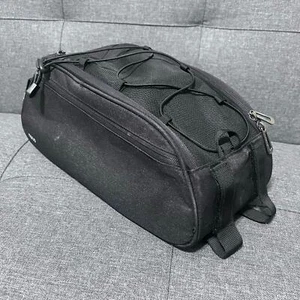 Masiso Panier Bike Bag Black Rear Multi Function Rear Mount Cargo Mount 7 Pocket - Picture 1 of 8