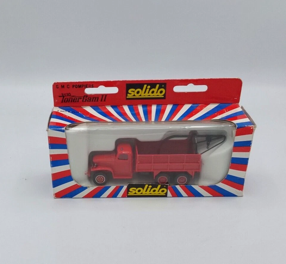 Solido Toner Gam II No. 3112 BERLIET Nacelle Diecast Fire Truck SAPEURS FS