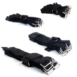 10 bridas elásticas de velcro bridas de velcro elásticas metal 15 20 30 40 cm - Imagen 1 de 13