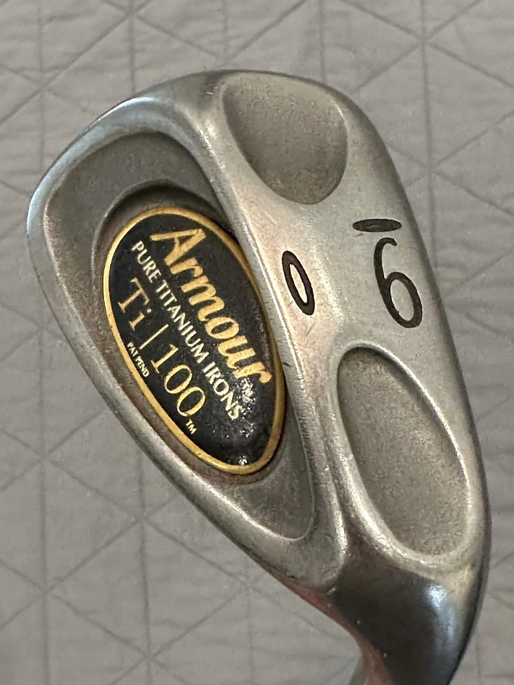 Tommy Armour Ti 100 Pure Titanium 9 Iron Armour Ti 100 Stiff Steel 36.5” RH - Image 1 of 4