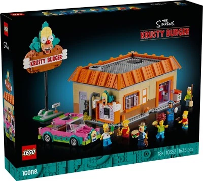 LEGO® ICONS™ 10352 The Simpsons™: Krusty Burger - NEU & OVP -