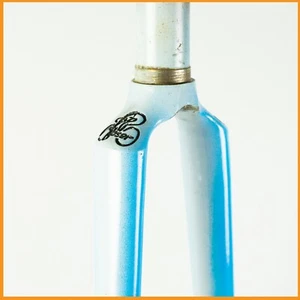 MOSER VA POR LA HORA 24" PISTA TRACK FORK STEEL 1" VINTAGE BIKE CAMPAGNOLO 80S - Picture 1 of 8