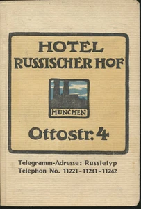 Hotel Russischer Hof München: Offizieller Führer durch München (1913) - Imagen 1 de 2