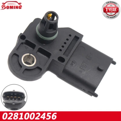 0281002456 Manifold Boost MAP Pressure Sensor For FIAT Ritmo Idea Stilo Bravo - Imagem 1 de 4