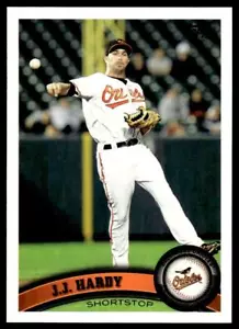 2011 Topps Update US239 J.J. Hardy Baltimore Orioles Baseball Card - Picture 1 of 2