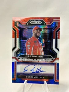 2022 Nascar Panini Pro Red White and Blue Bubba Wallace Auto /50  - Bild 1 von 2
