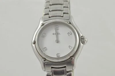 Ebel 1911 Reloj de Mujer Acero 30MM Superior Estado Con Orig. Pulsera 9090211 - Imagen 1 de 4