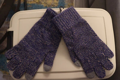 Guantes de invierno True Religion de dos tonos para hombre nuevos con etiquetas - Muestra genuina Foto 1 de 4