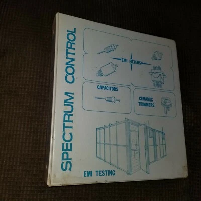 ca 1978 SPECTRUM CONTROL Product Catalogs Company Information Binder PA-FreeSHIP - Image 1 of 4