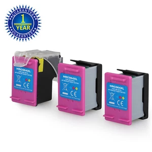 Repuesto de cartucho de tinta E-64XL para HP Envy Photo 6252 7158 7832 7864 6234 7855 - Imagen 1 de 6