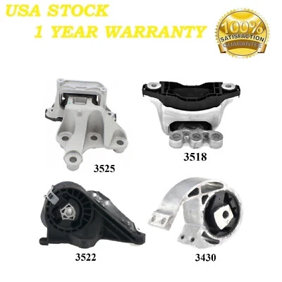 4 piezas montaje de motor y transmisión apto para Chevrolet Blazer 2019-2025 3,6 L 4x4 Foto 1 de 4